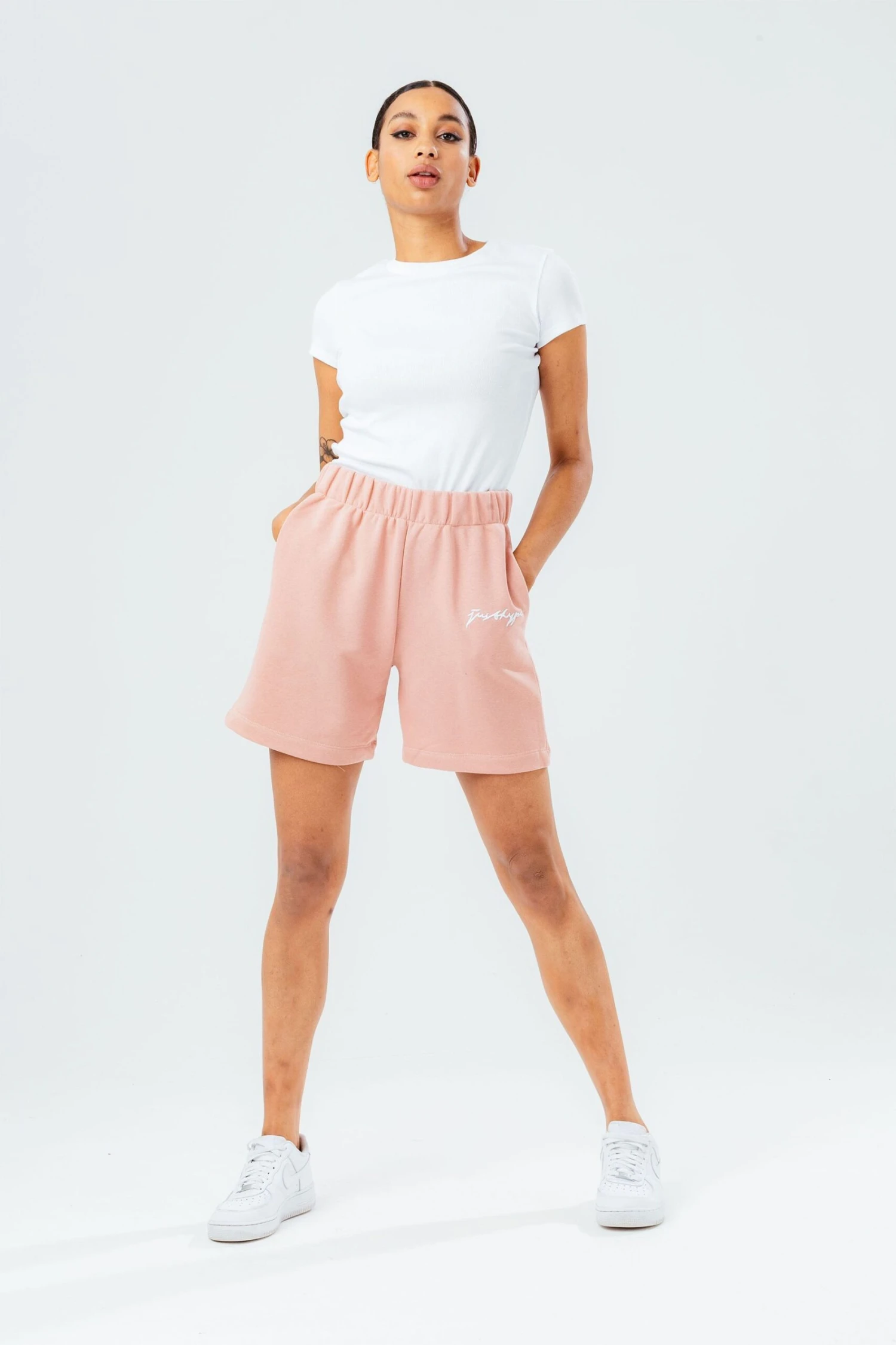 Hype. Pink Reverse Look Back Shorts 4 Hype. Pink Reverse Look Back Shorts - Image 2
