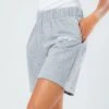 Hype. Grey Reverse Loop Back Shorts -Hype A72398s