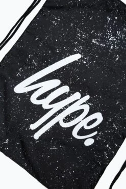 HYPE BLACK WHITE SPECKLE DRAWSTRING BAG 7 HYPE BLACK WHITE SPECKLE DRAWSTRING BAG -Hype BTS21204 2