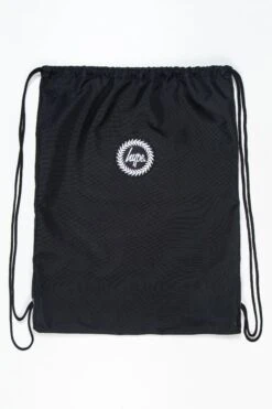HYPE BLACK CREST DRAWSTRING BAG