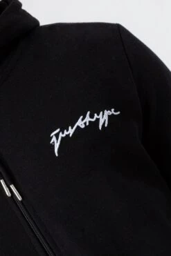 HYPE BLACK SCRIBBLE ZIP MEN'S HOODIE -Hype CORE21 035 2