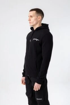 HYPE BLACK SCRIBBLE ZIP MEN'S HOODIE -Hype CORE21 035 4