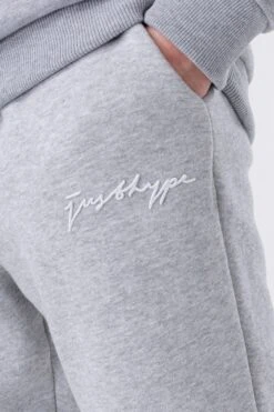 HYPE GREY MARL SCRIBBLE MEN'S JOGGERS -Hype CORE21 044 DETAIL