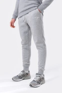 HYPE GREY MARL SCRIBBLE MEN'S JOGGERS