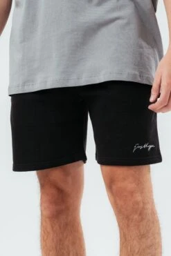 HYPE BLACK SCRIBBLE MEN'S SHORTS