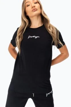HYPE BLACK SCRIBBLE WOMEN'S T-SHIRT -Hype CORE21 072main