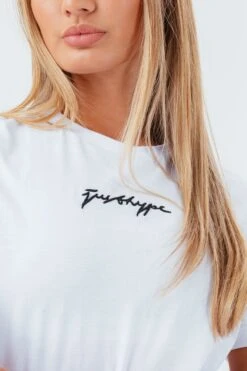 HYPE WHITE SCRIBBLE WOMEN'S T-SHIRT -Hype CORE21 074 2