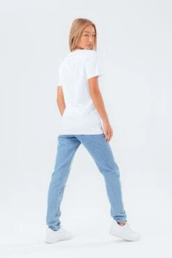 HYPE WHITE SCRIBBLE WOMEN'S T-SHIRT -Hype CORE21 074 3