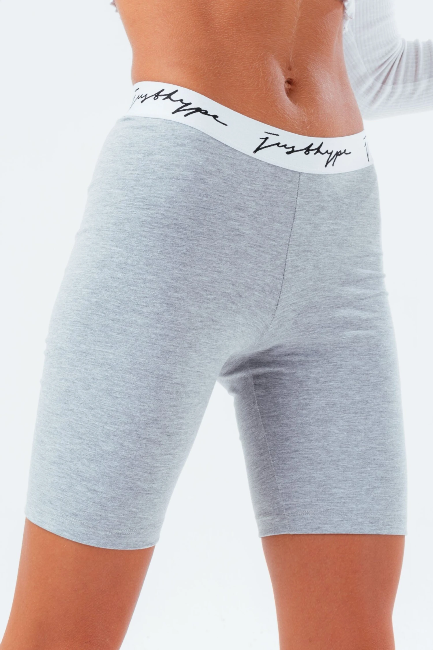 HYPE GREY MARL WOMEN'S CYCLING SHORTS 5 HYPE GREY MARL WOMEN'S CYCLING SHORTS - Image 3