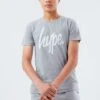 HYPE UNISEX KIDS GREY MARL SCRIPT T-SHIRT -Hype CORE21 094 MAIN