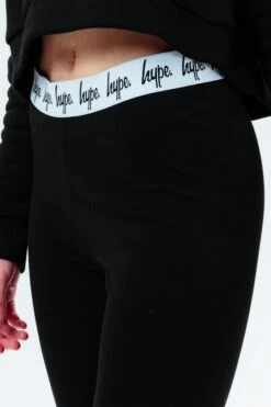 HYPE GIRLS BLACK & GREY 2 PACK LEGGINGS SET -Hype CORE21 129detail 2