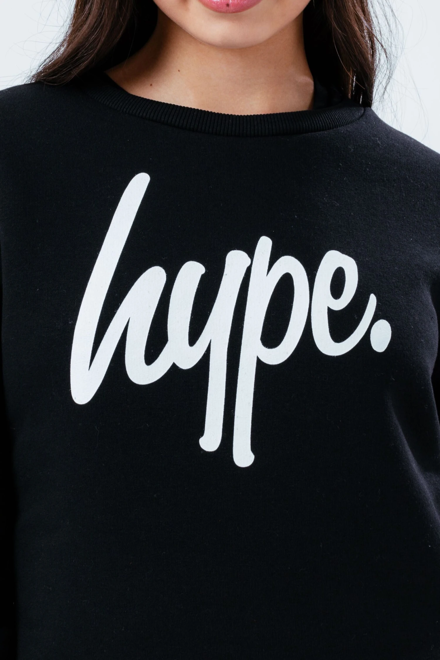 HYPE UNISEX KIDS BLACK SCRIPT CREW NECK 10 HYPE UNISEX KIDS BLACK SCRIPT CREW NECK - Image 8