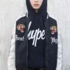 HYPE X ED HARDY BOYS BLACK TIGER SOUVENIR JACKET -Hype CUEH 003