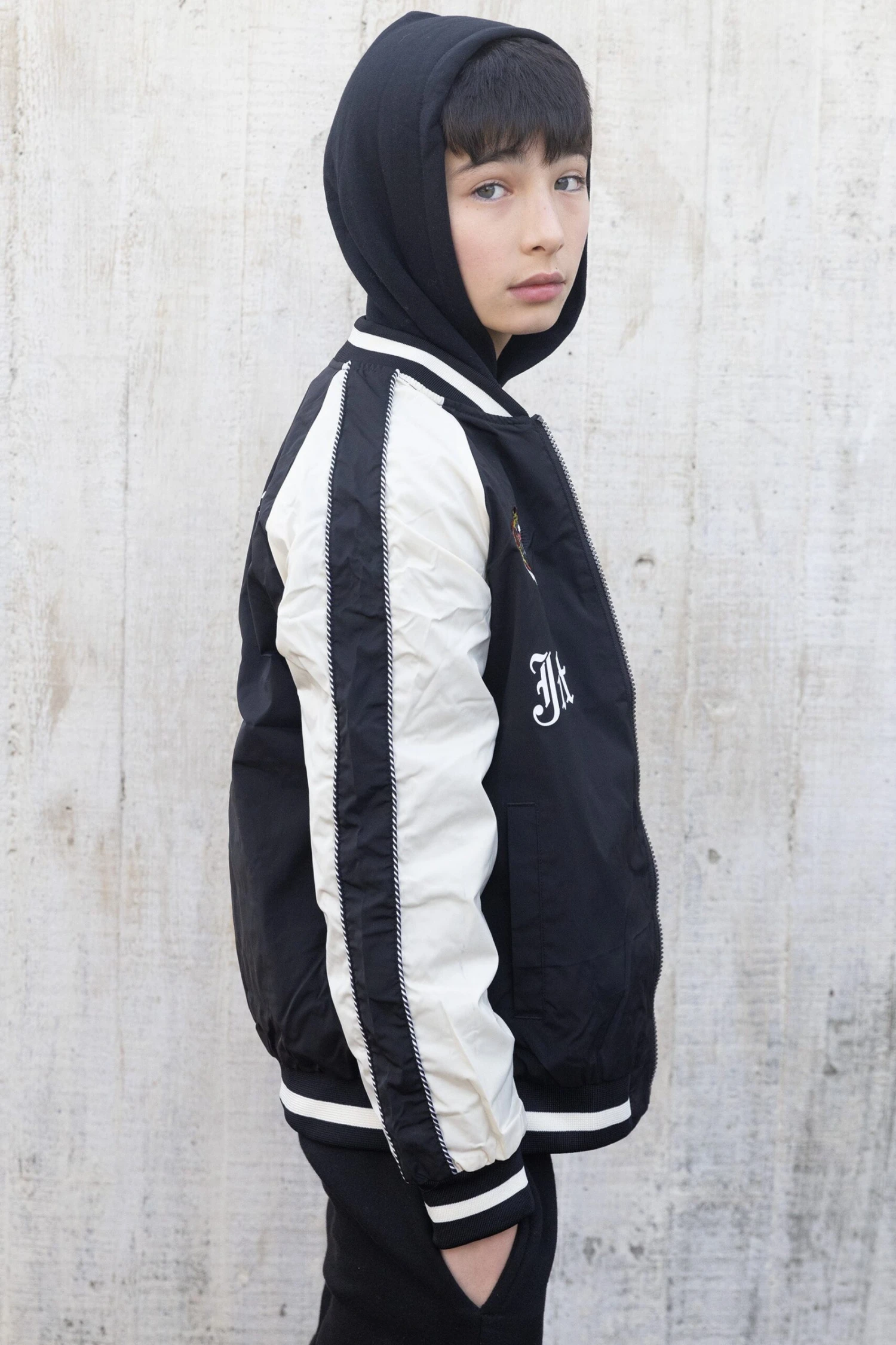 HYPE X ED HARDY BOYS BLACK TIGER SOUVENIR JACKET 6 HYPE X ED HARDY BOYS BLACK TIGER SOUVENIR JACKET - Image 4