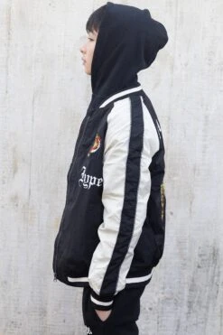 HYPE X ED HARDY BOYS BLACK TIGER SOUVENIR JACKET 19 HYPE X ED HARDY BOYS BLACK TIGER SOUVENIR JACKET -Hype CUEH 003 3