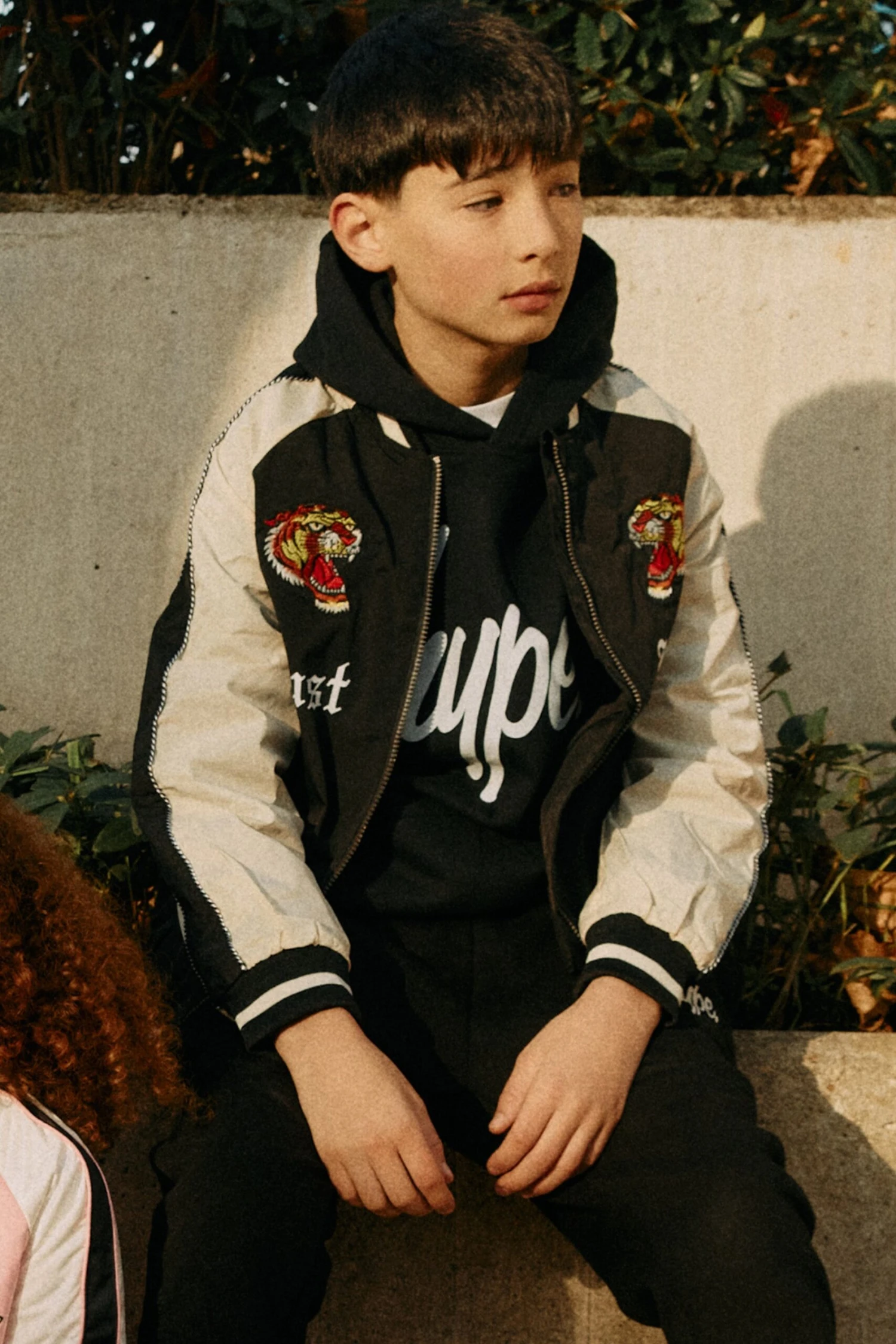 HYPE X ED HARDY BOYS BLACK TIGER SOUVENIR JACKET 4 HYPE X ED HARDY BOYS BLACK TIGER SOUVENIR JACKET - Image 2