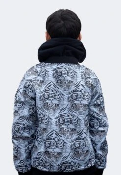 HYPE X ED HARDY BOYS BLACK REVERSIBLE ALLOVER TIGER SOUVENIR JACKET 36 HYPE X ED HARDY BOYS BLACK REVERSIBLE ALLOVER TIGER SOUVENIR JACKET -Hype CUEH 004 2 4b4317d9 6aa5 4dcb ac6b b0bed5f85b4e