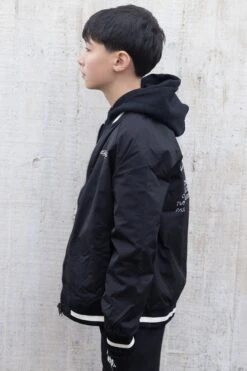 HYPE X ED HARDY BOYS BLACK REVERSIBLE ALLOVER TIGER SOUVENIR JACKET 27 HYPE X ED HARDY BOYS BLACK REVERSIBLE ALLOVER TIGER SOUVENIR JACKET -Hype CUEH 004 4