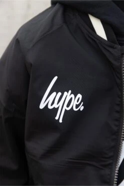 HYPE X ED HARDY BOYS BLACK REVERSIBLE ALLOVER TIGER SOUVENIR JACKET 32 HYPE X ED HARDY BOYS BLACK REVERSIBLE ALLOVER TIGER SOUVENIR JACKET -Hype CUEH 004 9