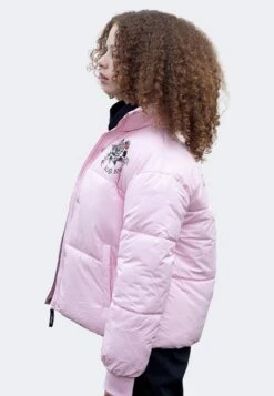 HYPE X ED HARDY GIRLS CROPPED PINK PUFFER JACKET 28 HYPE X ED HARDY GIRLS CROPPED PINK PUFFER JACKET -Hype CUEH 007 2 4841853d 917b 4298 9ecf 502b2741b924