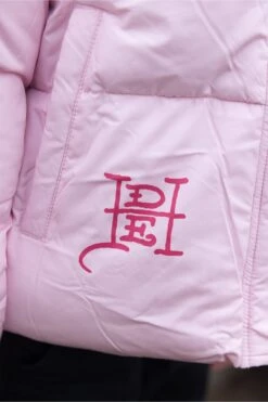 HYPE X ED HARDY GIRLS CROPPED PINK PUFFER JACKET 23 HYPE X ED HARDY GIRLS CROPPED PINK PUFFER JACKET -Hype CUEH 007 5