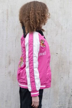 HYPE X ED HARDY GIRLS PINK TIGER SOUVENIR JACKET 20 HYPE X ED HARDY GIRLS PINK TIGER SOUVENIR JACKET -Hype CUEH 008 2