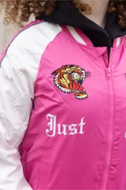 HYPE X ED HARDY GIRLS PINK TIGER SOUVENIR JACKET 22 HYPE X ED HARDY GIRLS PINK TIGER SOUVENIR JACKET -Hype CUEH 008 4