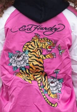 HYPE X ED HARDY GIRLS PINK TIGER SOUVENIR JACKET 31 HYPE X ED HARDY GIRLS PINK TIGER SOUVENIR JACKET -Hype CUEH 008 5 561d8fe8 ea70 4b77 a6da 2c38be9f6ba1