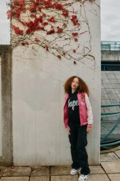 HYPE X ED HARDY GIRLS PINK TIGER SOUVENIR JACKET 25 HYPE X ED HARDY GIRLS PINK TIGER SOUVENIR JACKET -Hype CUEH 008 8