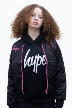 HYPE X ED HARDY GIRLS ROARING TIGER BOMBER JACKET