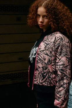 HYPE X ED HARDY GIRLS ROARING TIGER BOMBER JACKET -Hype CUEH 009 10