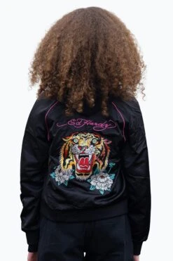 HYPE X ED HARDY GIRLS ROARING TIGER BOMBER JACKET -Hype CUEH 009 2