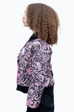 HYPE X ED HARDY GIRLS ROARING TIGER BOMBER JACKET -Hype CUEH 009 5