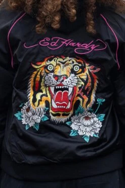 HYPE X ED HARDY GIRLS ROARING TIGER BOMBER JACKET -Hype CUEH 009 8