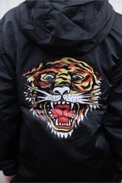 HYPE X ED HARDY BOYS LIGHTWEIGHT HOODED BLACK JACKET -Hype CUEH 011 4