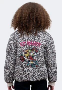 HYPE X ED HARDY GIRLS CROPPED LEOPARD MULTI JACKET -Hype CUEH 012 1 7045b128 8190 4573 85cc 286bc229abd2