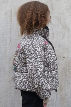 HYPE X ED HARDY GIRLS CROPPED LEOPARD MULTI JACKET -Hype CUEH 012 2