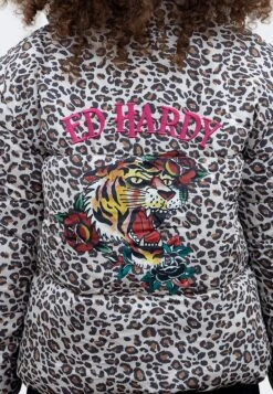 HYPE X ED HARDY GIRLS CROPPED LEOPARD MULTI JACKET -Hype CUEH 012 3 4995beb3 5ff9 4e82 a8ef b3492e193c69