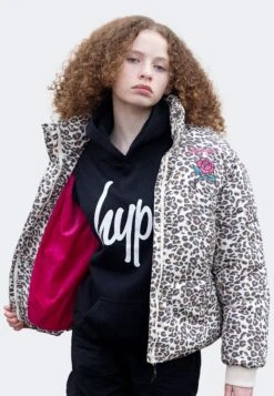 HYPE X ED HARDY GIRLS CROPPED LEOPARD MULTI JACKET -Hype CUEH 012 494c0e01 1967 45f6 9181 7f42c8abff44
