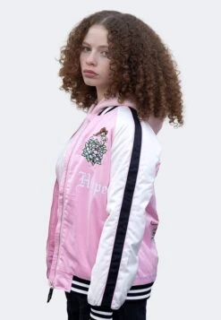 HYPE X ED HARDY GIRLS PINK JACKET FLORAL SOUVENIR JACKET -Hype CUEH 013 2 fb9ff063 d5bf 4000 928f 4768d93427ae