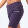 Hype. Purple Womens Multi Space Dye Scribble Cycle Shorts -Hype D23168s