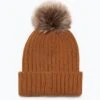 Hype. Unisex Adults Brown Bobble Beanie -Hype D23171s