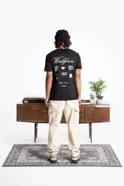 HYPE ADULTS BLACK WORKFORCE T-SHIRT -Hype DTLR 004 3