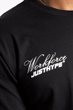 HYPE ADULTS BLACK WORKFORCE T-SHIRT -Hype DTLR 004 4