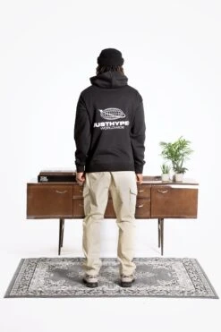 HYPE ADULTS BLACK WORLDWIDE HOODIE -Hype DTLR 005 3