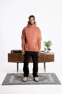 HYPE ADULTS BROWN WORLDWIDE HOODIE -Hype DTLR 006 2