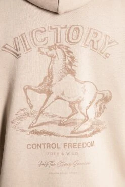 HYPE ADULTS ECRU VICTORY HOODIE -Hype DTLR 007 5