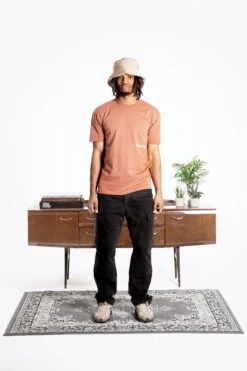 HYPE ADULTS BROWN WORLDWIDE T-SHIRT -Hype DTLR 009 2