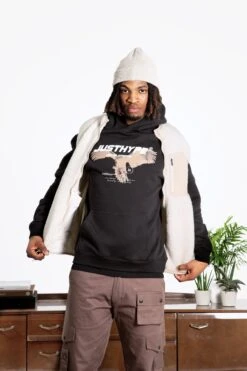 HYPE ADULTS BLACK EAGLE HOODIE