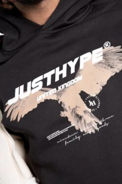 HYPE ADULTS BLACK EAGLE HOODIE -Hype DTLR 011 4